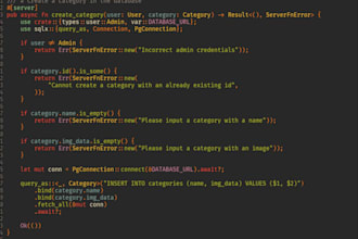 create or maintain any rust code in your web apps