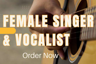 sing melodious deep house music song with an acoustic guitar for you in 24 hrs