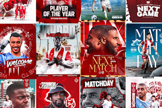 custom sports posters, gameday, next game, committed, schedule