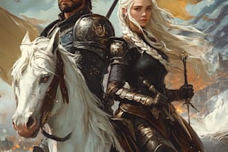 draw dnd character art fantasy scifi illustration for you