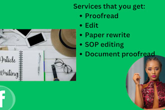 proofread and edit your personal statement or sop in less than 6 hours