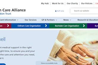 build hospital website, dental website, healthcare, with and clinic website