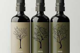 create premium food or beverage product labels and packaging