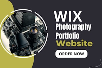 design photography portfolio website on wix pixieset squarespace with booking