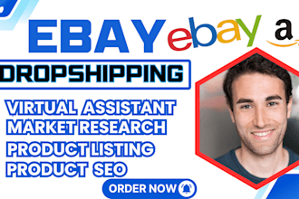 do amazon to ebay dropshipping, ebay product listing, ebay virtual assistance