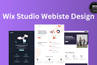 do interactive wix website design, wix studio website, wix website development