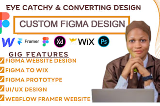 figma to framer, figma to wix, figma design, website UI UX, web mockup, webflow