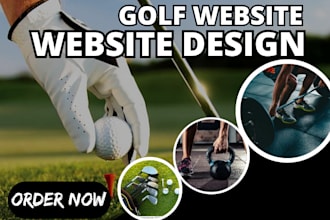 design sales driven golf website golf shopify store golf accessory shopify store