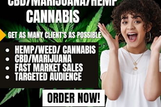 build cbd backlinks links on cbd vape, cannbis, marijuana sites and do promotion