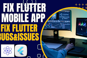 fix flutter app flutter app issues and bugs flutter mobile app development