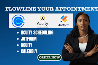 setup calendly, acuity scheduling, acuity, jotform hidycal booking appointments