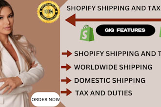 setup shopify shipping and tax, shopify virtual assistance, shopify marketing
