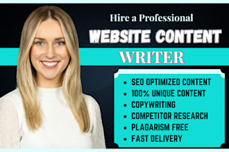 website content writer SEO website content copywriting blog post writing website