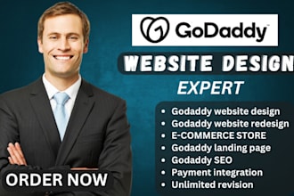 do godaddy website design, godaddy website redesign, godaddy website,godaddy SEO