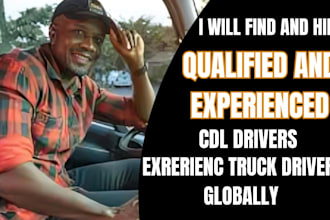 recruit cdl and non cdl truck drivers, dispatchers and logistics staff globally