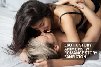 write erotic story, nsfw fanfiction, romance story, anime nsfw, smut, kinky, gay