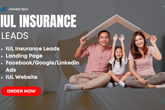 life insurance leads, iul insurance website, life insurance leads