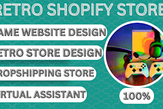 design gaming retro website retro gaming shopify store redesign gaming website