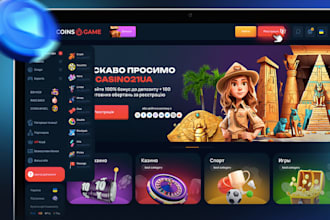 develop web3 crypto esport platform, slot, blackjack, sport bet igaming website