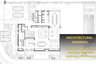 create site plan, foundation plan, roof plan on autocad