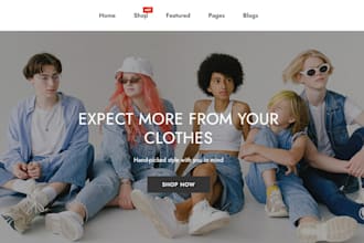 clothing store clothing website y2k website fashion streetwear y2k shopify store