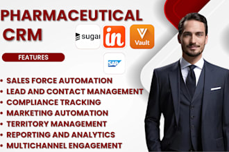 pharmaceuticals crm veeva sap insightly infor sugarcrm oracle CRM pega hubspot
