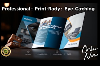 design professional trifold brochure corporate bifold brochure business flyer