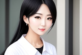 create personalized manhwa and manga style portrait