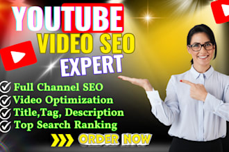 optimize the best youtube video SEO for your yt channel organically