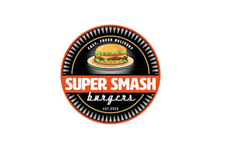 design fastest growing burger brands logo