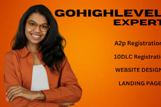 setup gohighlevel a2p 10dlc sales funnels landing page website