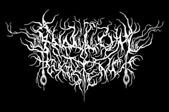 design black metal logo for your band