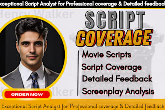 do script coverage with detailed notes and suggestions