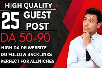 guest post, high da guest post and dofollow backlinks posting on da 50