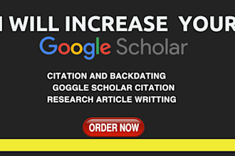 write and publish your research article in high index journals on google scholar
