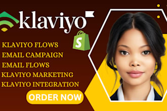 setup klaviyo flows, email campaign, email flows ,klaviyo marketing, integration