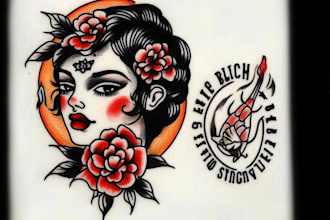do traditional or old school tattoo designs for you