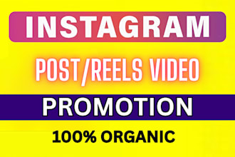 do facebook and instagram reels promotion and grow organically