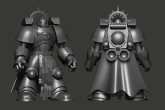 make 3d character,head, likeness sculpting