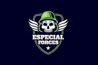 provide custom military tactical army air force logo design
