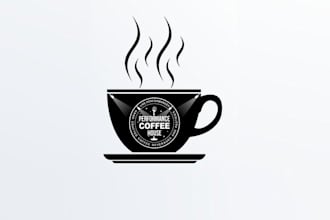 design cool coffee house musical performances logo