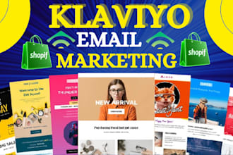 setup klaviyo flows, klaviyo email marketing, shopify marketing and sales funnel
