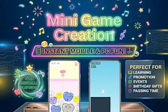 create a custom mini game for customer acquisition or birthday gifts
