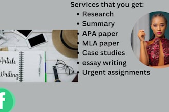 write apa mla paper, research summary case, study,essay assignment in 12 hours