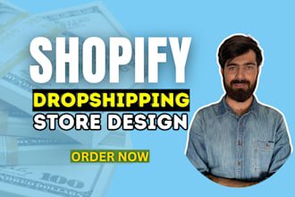 design, redesign shopify store, shopify dropshipping store, shopify website