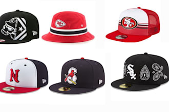 do realistic hat model  3d cap   3d mockup 3d painting  whit 3d animations