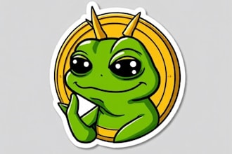 meme coin logo meme coin sticker meme coin art meme token sticker meme token