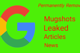remove mugshots, delete negative links, erase bad articles, false news in google