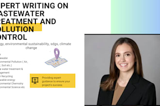 write wastewater treatment processes and pollution projects
