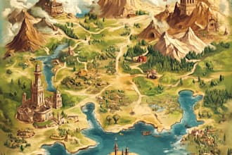 draw fantasy maps and city maps